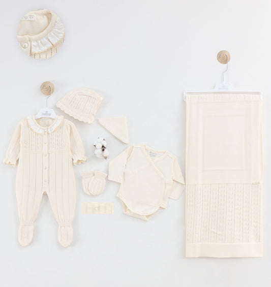 Leo King Beige 5 Piece Newborn Set