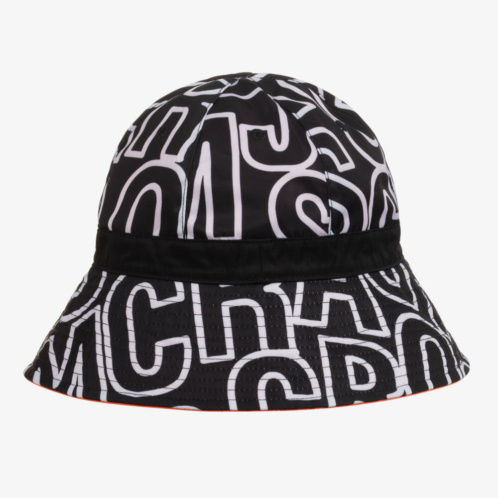 NEW!! MARC JACOBS Black & Orange Reversible Bucket Hat