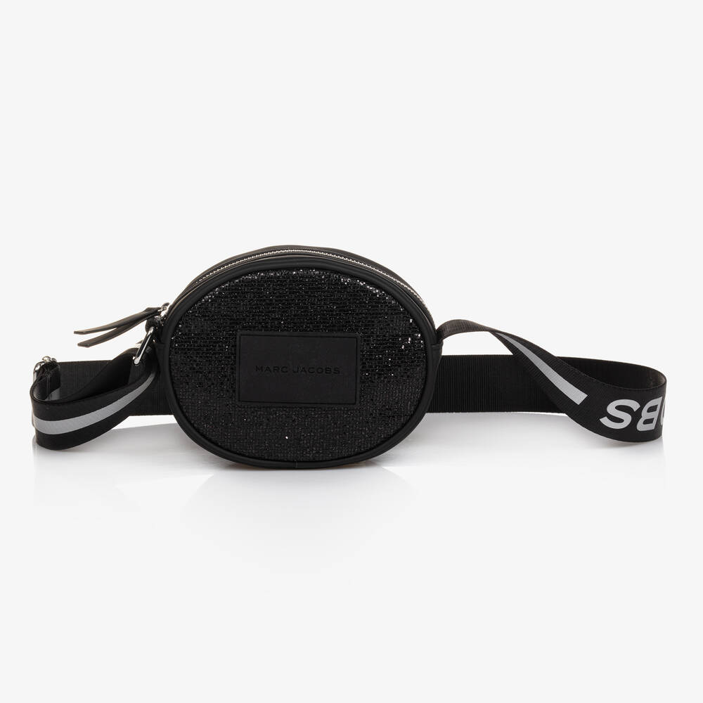MARC JACOBS Girls Black Diamanté Bag