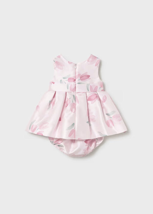 Mayoral - Newborn Girl Floral Dress with Bloomers