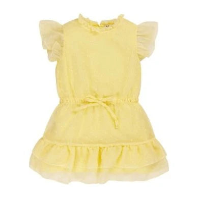 EMC Girls Yellow Cap Sleeve Dress