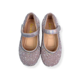 NEW!    DOE A DEAR  Bead Stone Flat Shoes - Pink