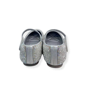 NEW!    DOE A DEAR  Bead Stone Flat Shoes - Silver