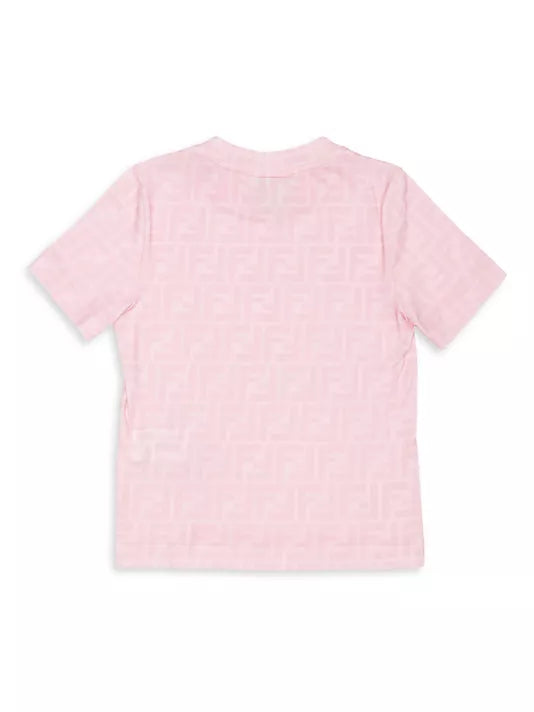 Fendi  Girl's FF Print T-Shirt