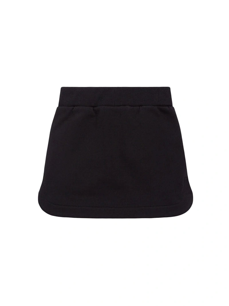 NEW!!  BALMAIN Cotton sweat skirt