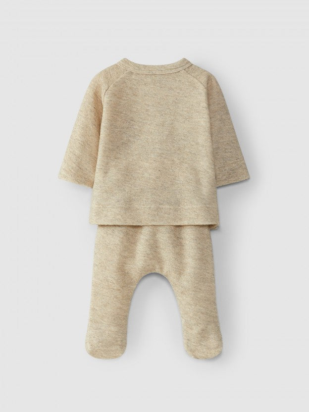 SNUG Two-piece set in plush with wool