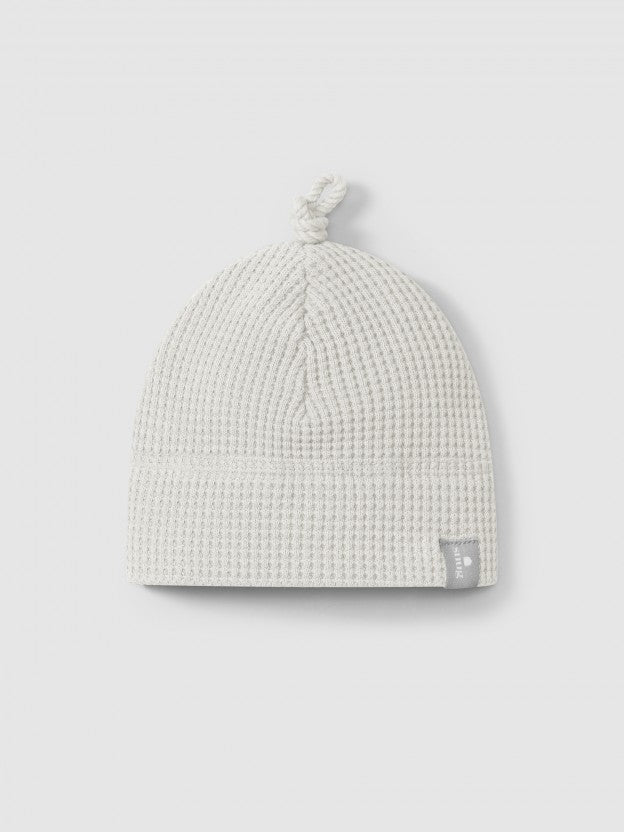 NEW!   Waffle weave beanie with knot