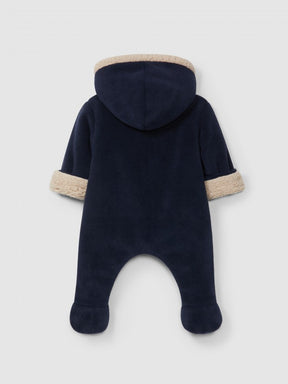 SNUG Fleece hooded pramsuit