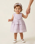 Leo King - Baby Girl Purple Dress Set