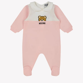 NEW!! Moschino Baby Pink Teddy bear Playsuit