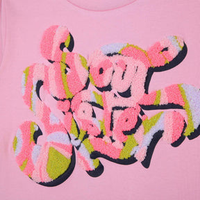 NEW!    Billieblush Long Sleeved Graphic T-shirt Pink