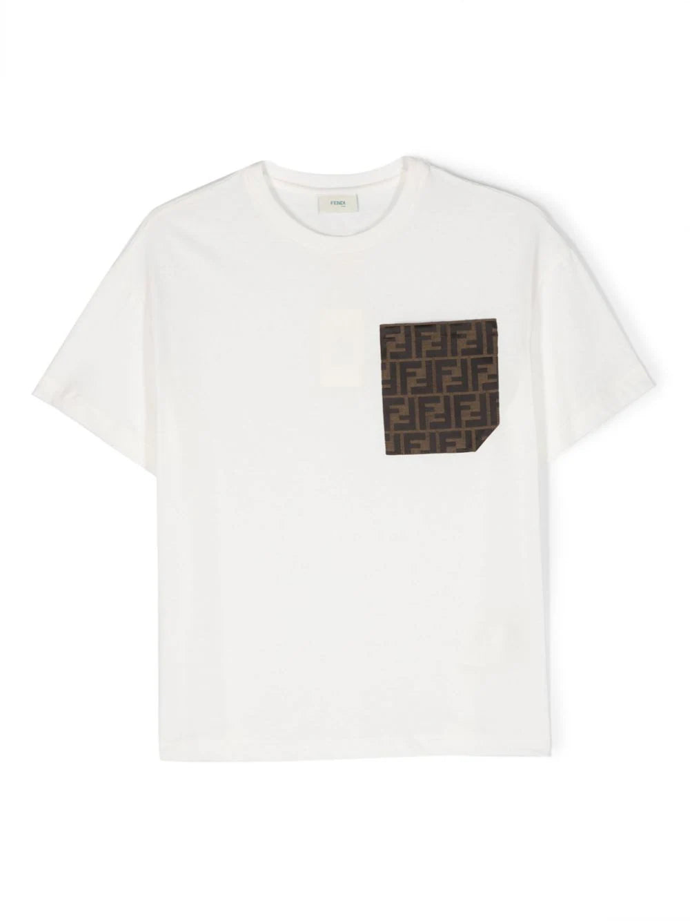 Fendi Kids FF-logo print cotton T-shirt