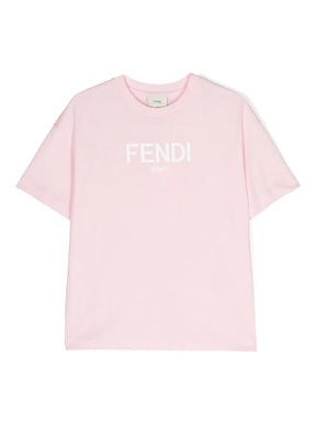 Fendi Kids logo-print cotton T-shirt