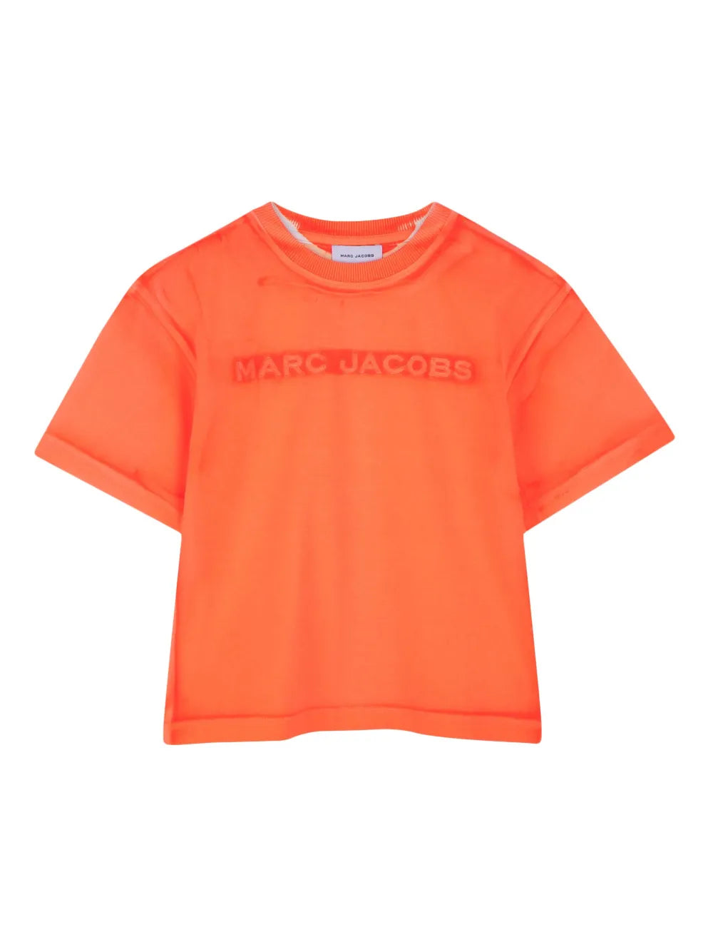 NEW!! MARC JACOBS Orange Cotton Dyed Effect T-Shirt