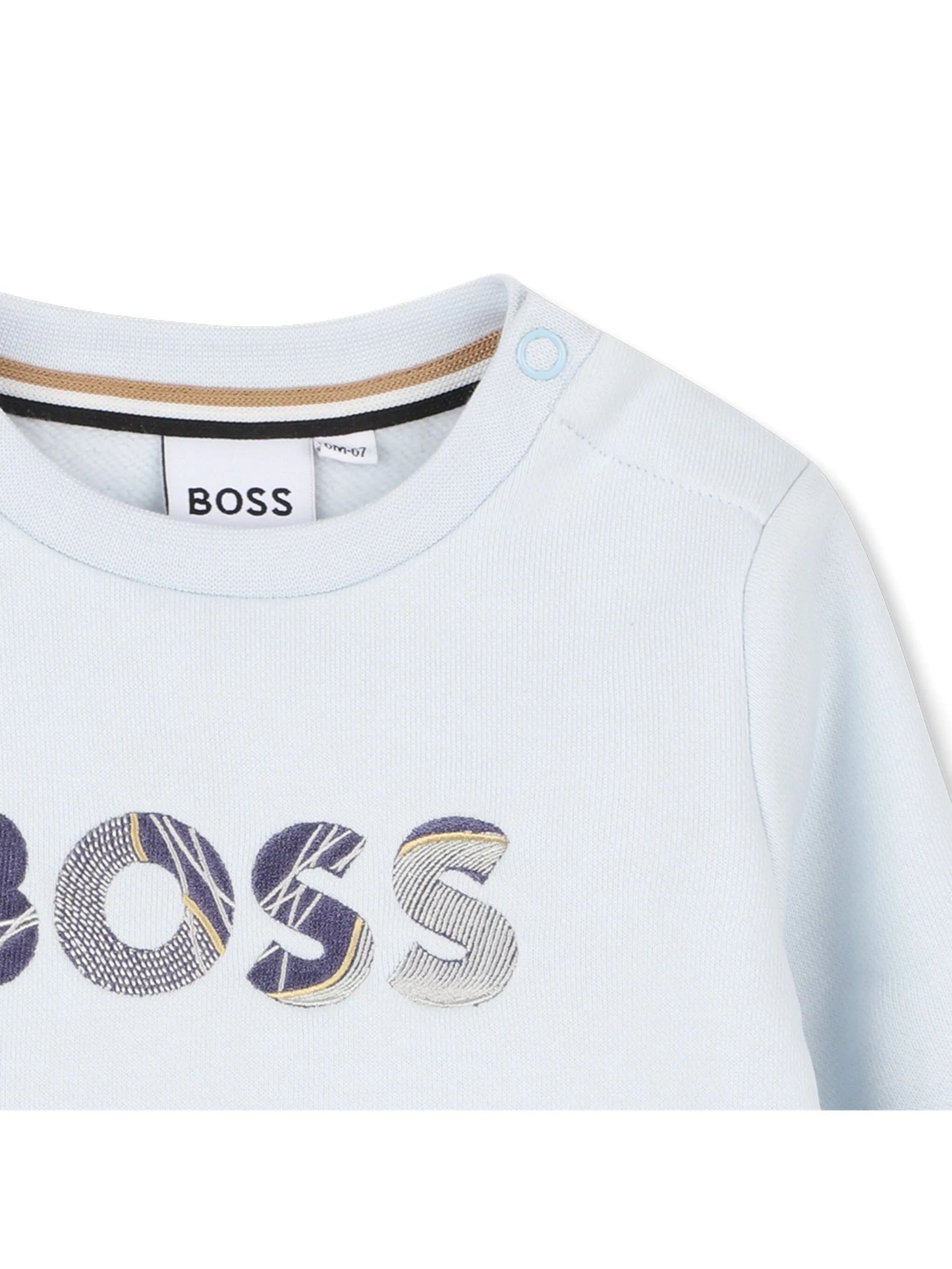 NEW!! BOSS Kidswear Logo-Embroidered Sweatshirt
