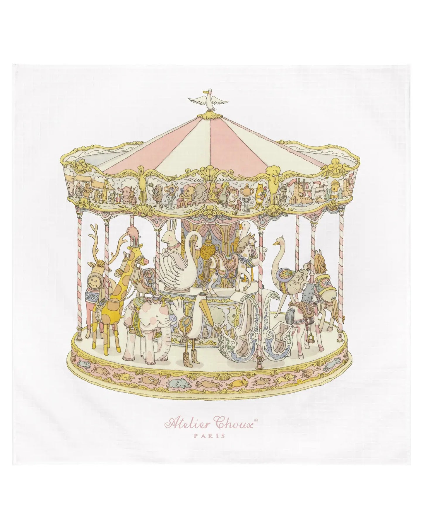Blanket - Carousel Pink