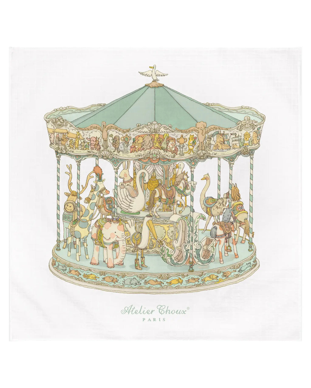 Blanket - Carousel Green
