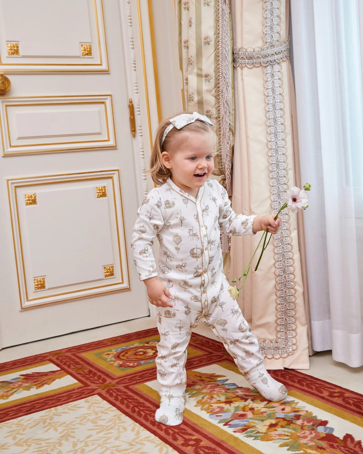 Atelier Choux Classic Playsuit - Carousel