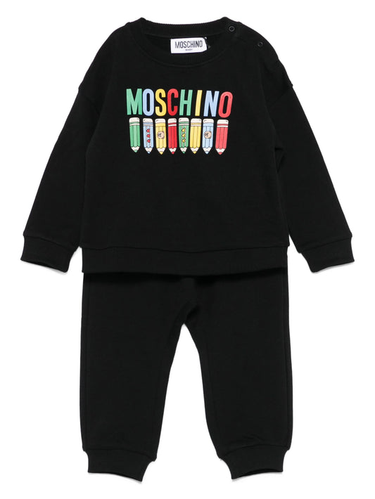 NEW!! Moschino Kids Logo Tracksuit