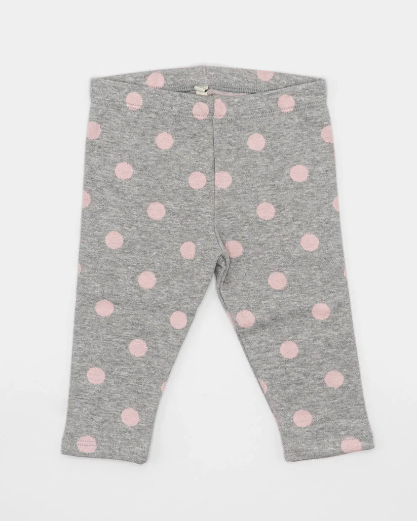 EMC 2-piece fleece set with polka dot leggings