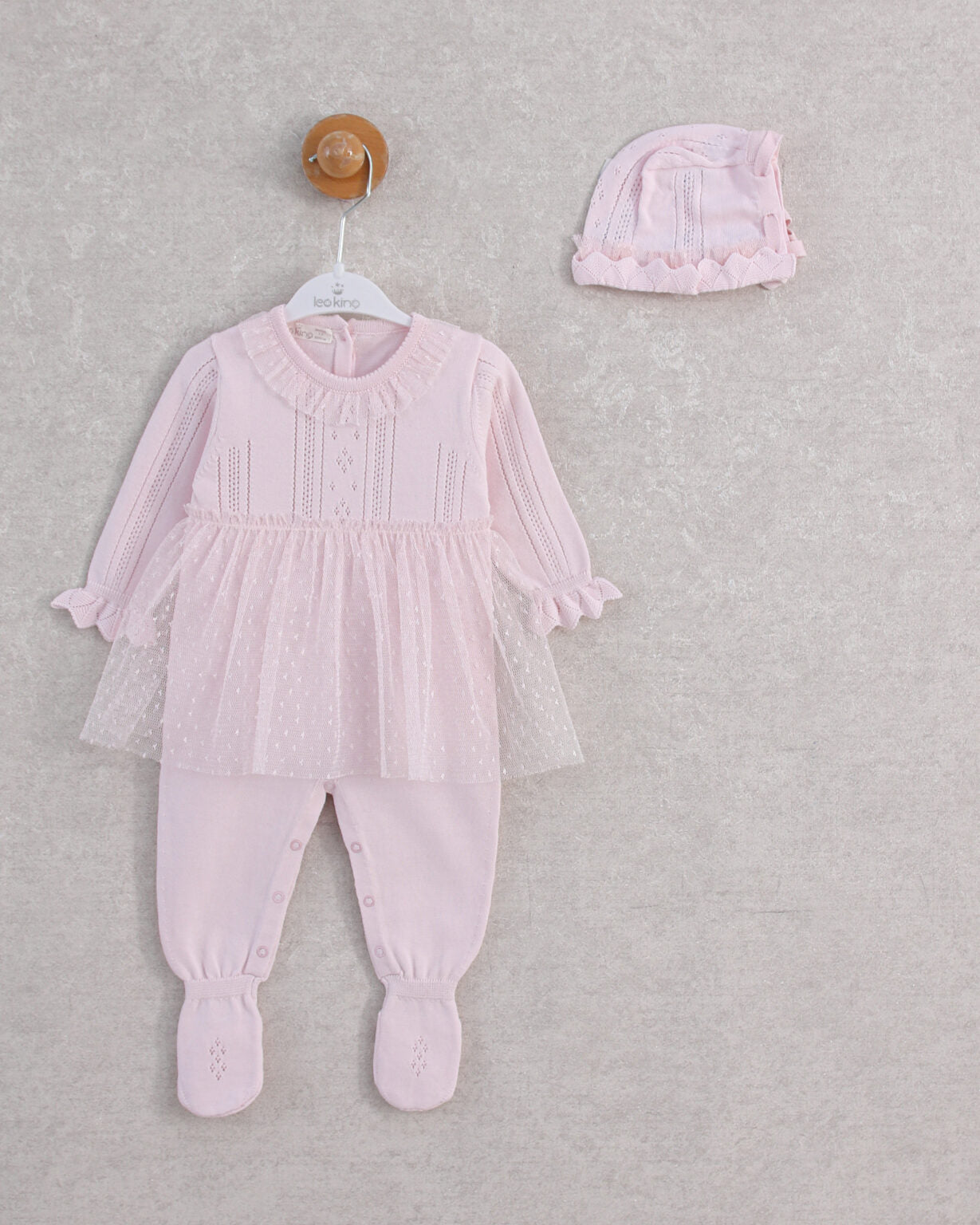 Leo King Baby Girl 2-Piece Set - Pink