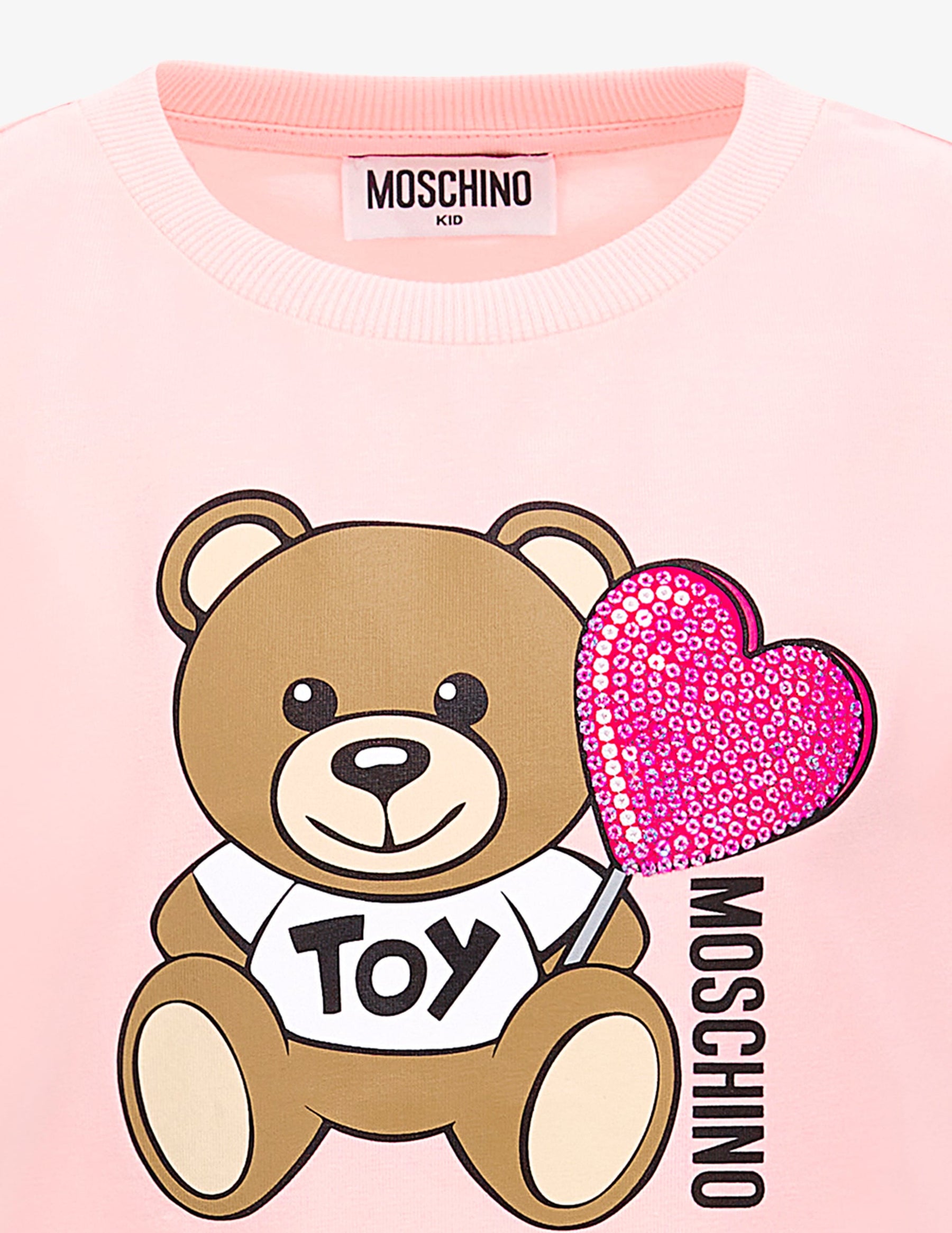 NEW!!  Moschino Kids Pink Teddy bear t-shirt