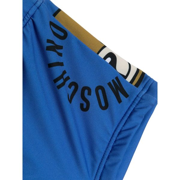 Moschino Teddy Logo Blue Swimming Shorts