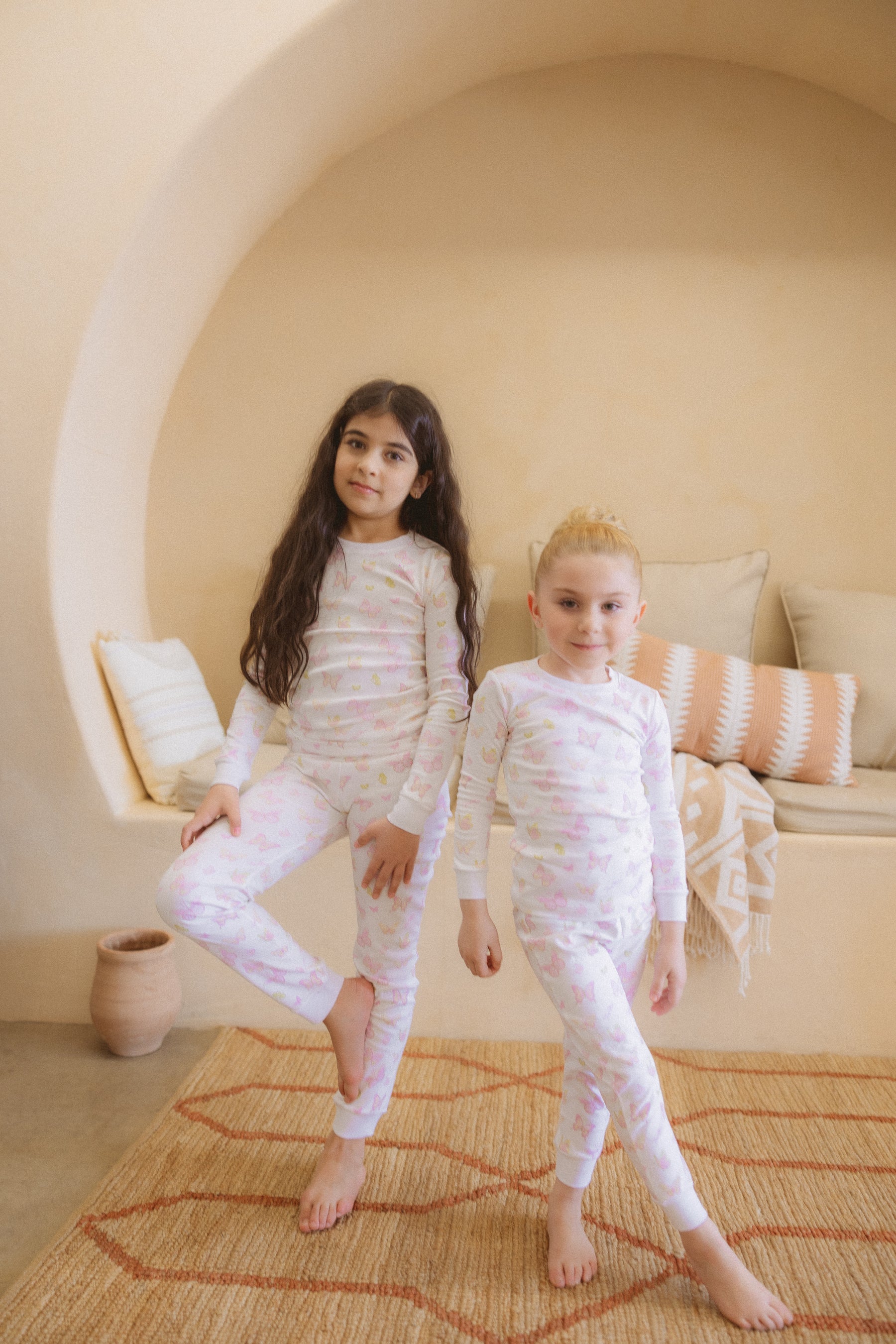 Tina Mur Pima Cotton Butterfly Pijama set