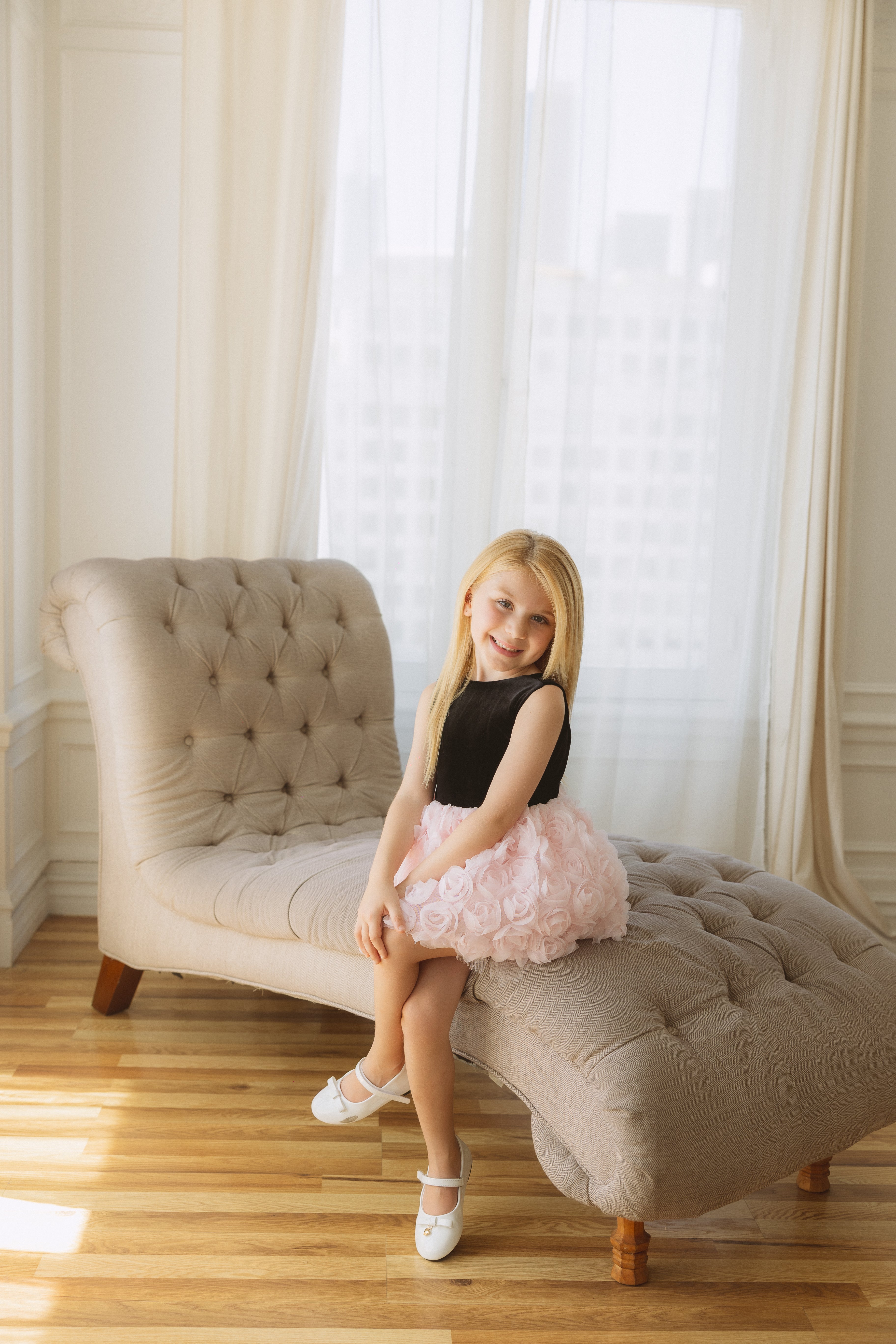Tina Mur Rosette Tulle Dress