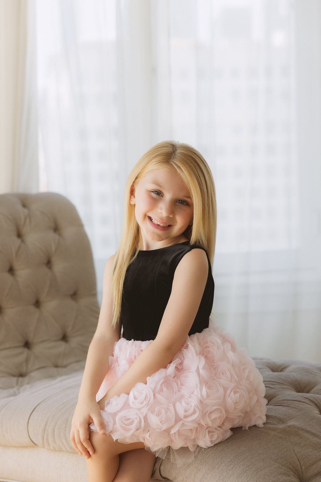 Tina Mur Rosette Tulle Dress