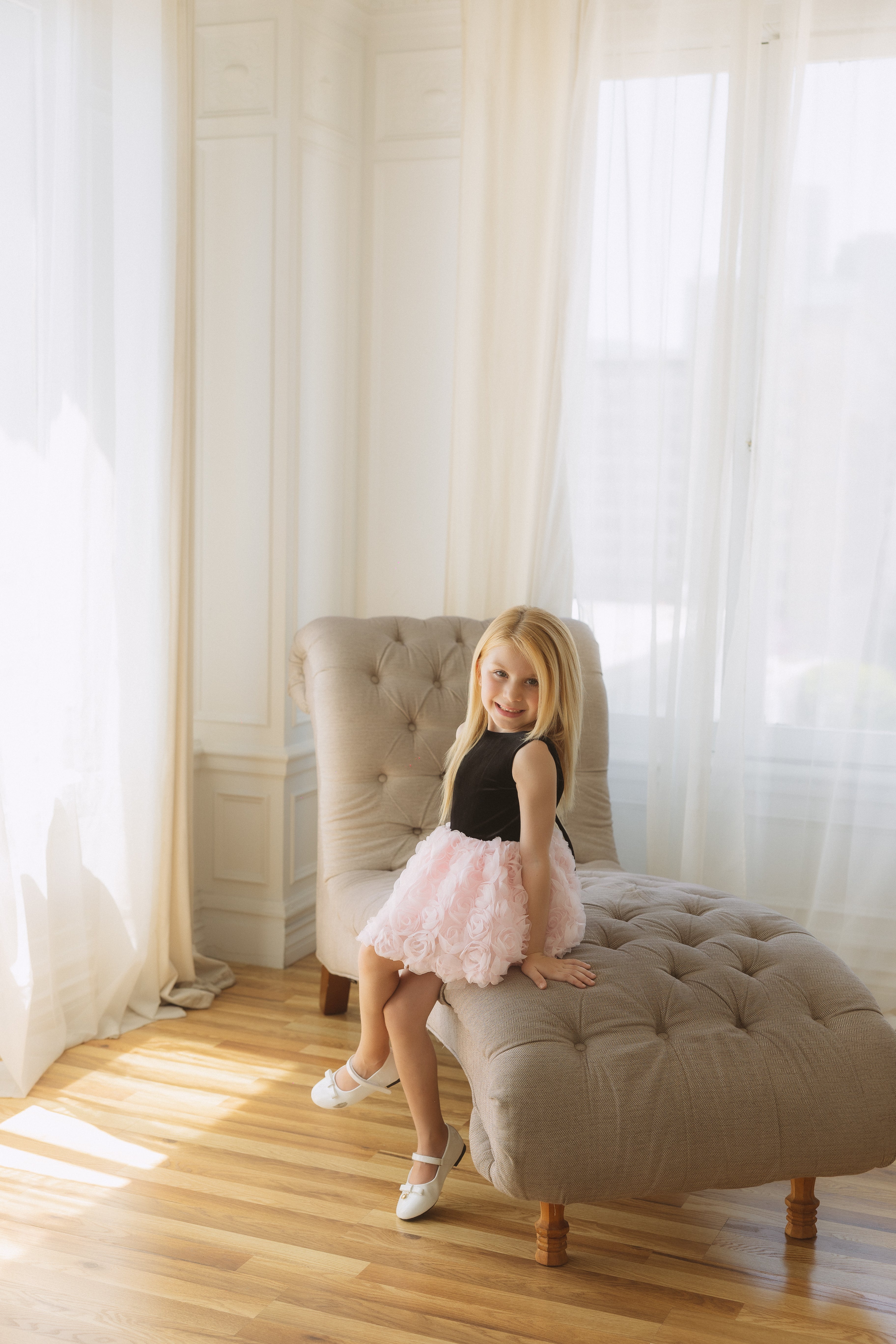 Tina Mur Rosette Tulle Dress