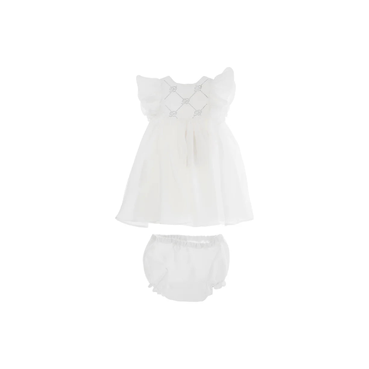 NEW!!  Miss Blumarine Ivory Tulle Dress