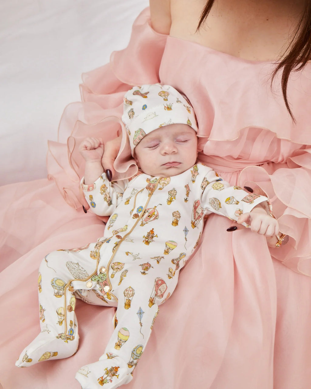 Atelier Choux - Classic Playsuit - Hot Air Balloons