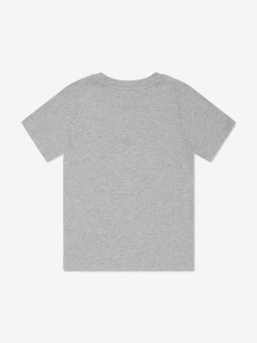 NEW!    Balmain Kids Logo T-Shirt in Grey