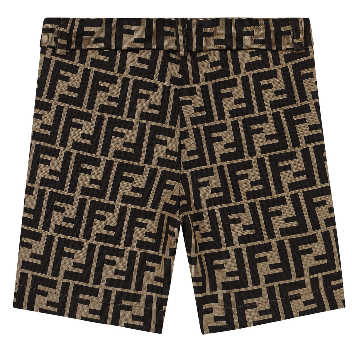 NEW!  Fendi Baby Boys Beige FF Logo Shorts