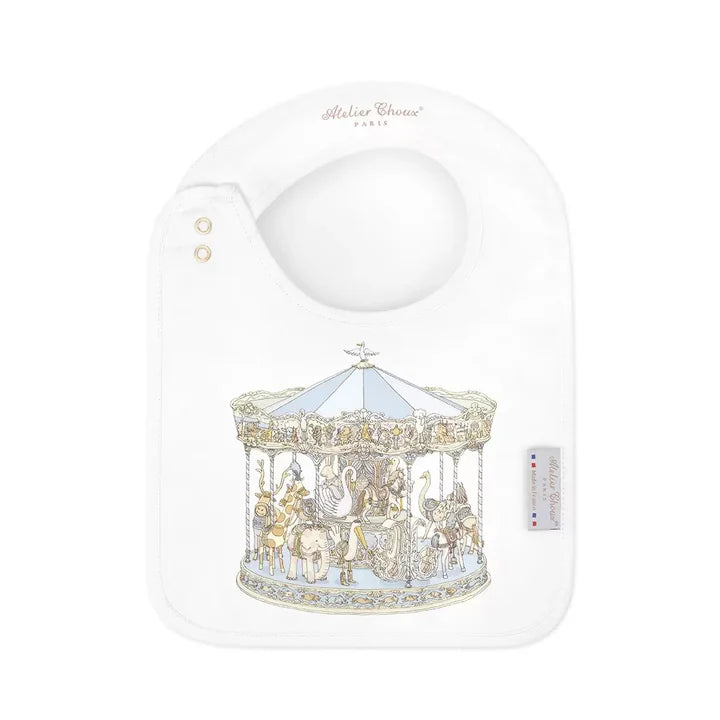 Atelier Choux - Bib - Carousel Blue