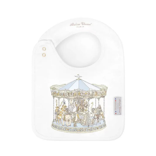 Atelier Choux - Bib - Carousel Blue