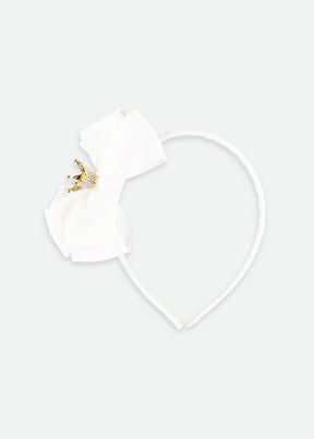 NEW!   ANGEL'S FACE GIRLS Snowdrop BOW AND CROWN HEADBAND