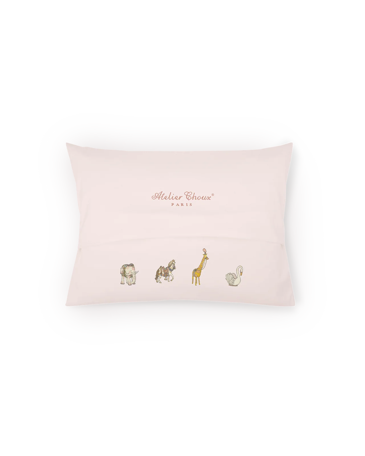 Satin Cushion Cover - Carousel Pink