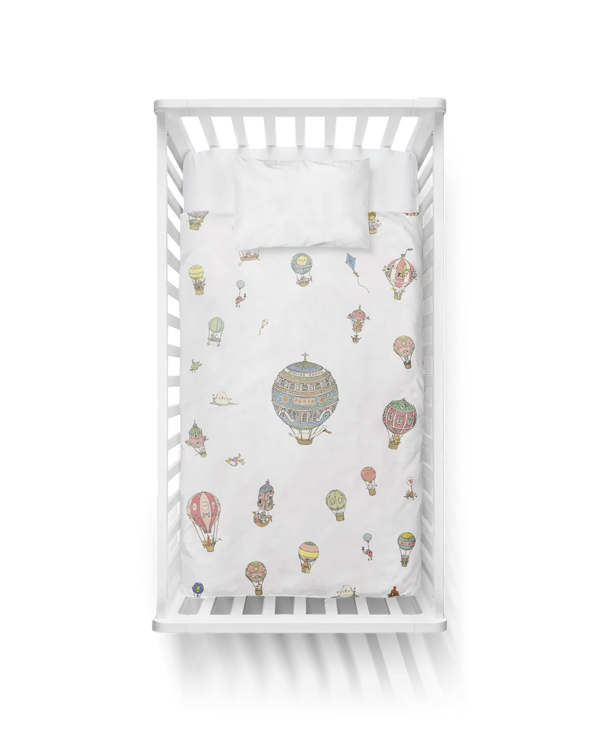 Atelier Choux - Satin Duvet Cover - Hot Air Balloons