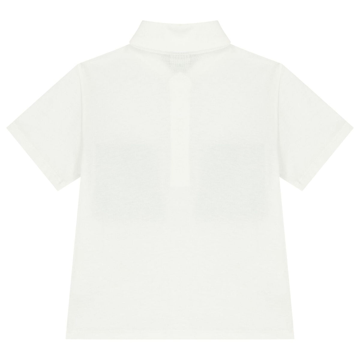 NEW! FENDI Baby Boys Ivory Logo Polo Shirt