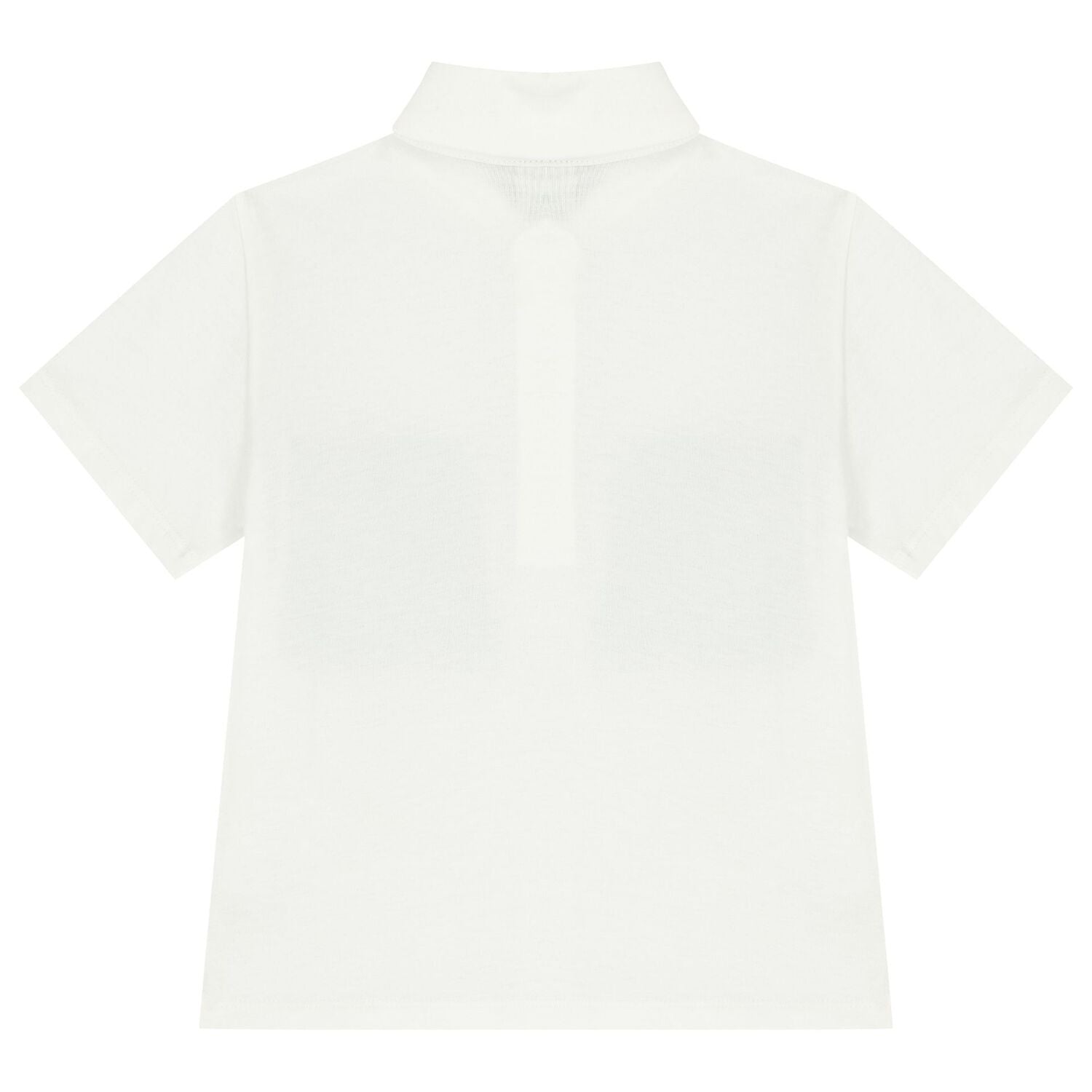 NEW! FENDI Baby Boys Ivory Logo Polo Shirt