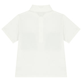 NEW! FENDI Baby Boys Ivory Logo Polo Shirt