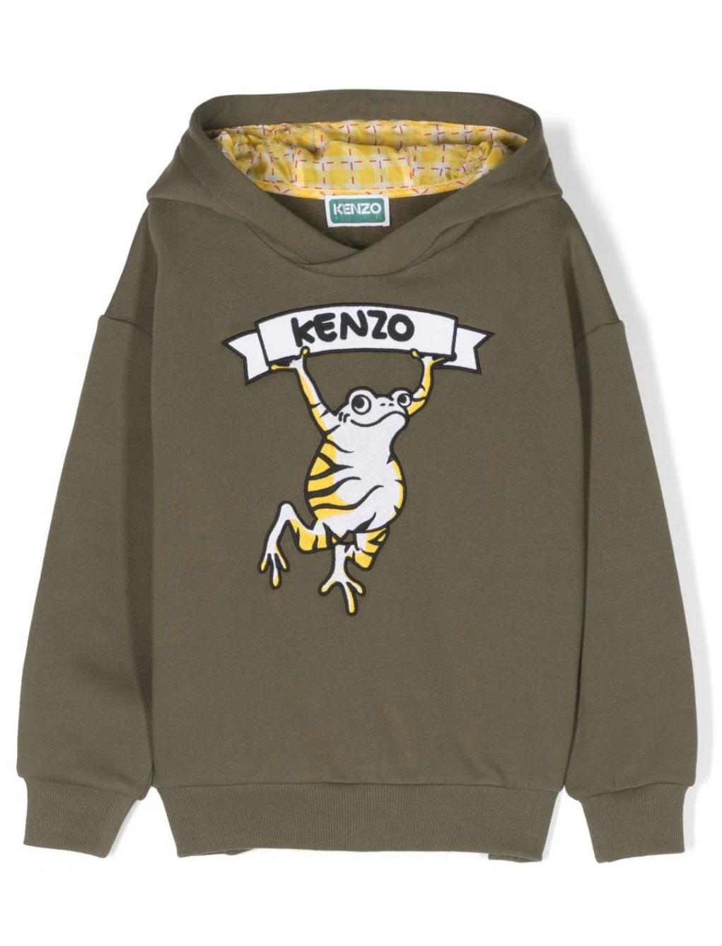 Kenzo Kids logo-print Cotton Blend Hoodie