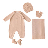 Leo king - 5 piece gift set, Beige