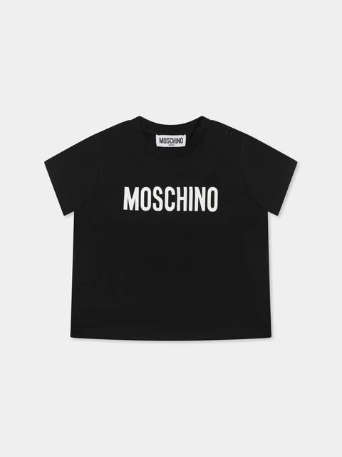 NEW!! Moschino Baby Black Logo T-shirt