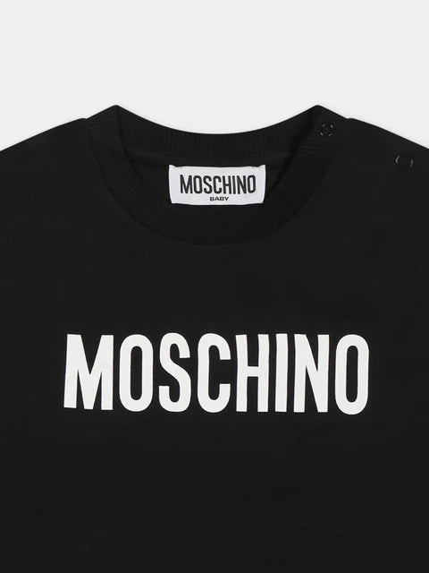 NEW!! Moschino Baby Black Logo T-shirt