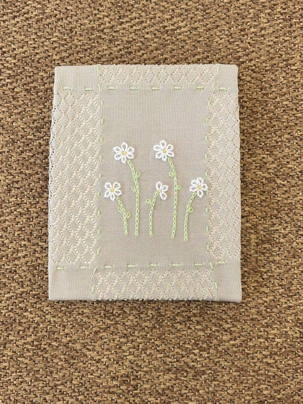 Bimbalò Daisy Garden Knit Baby Blanket