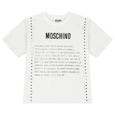 NEW!! Moschino White Logo T-Shirt