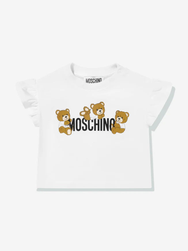 NEW!!  Moschino Baby Girls Teddy Bear Skirt Set in Yellow